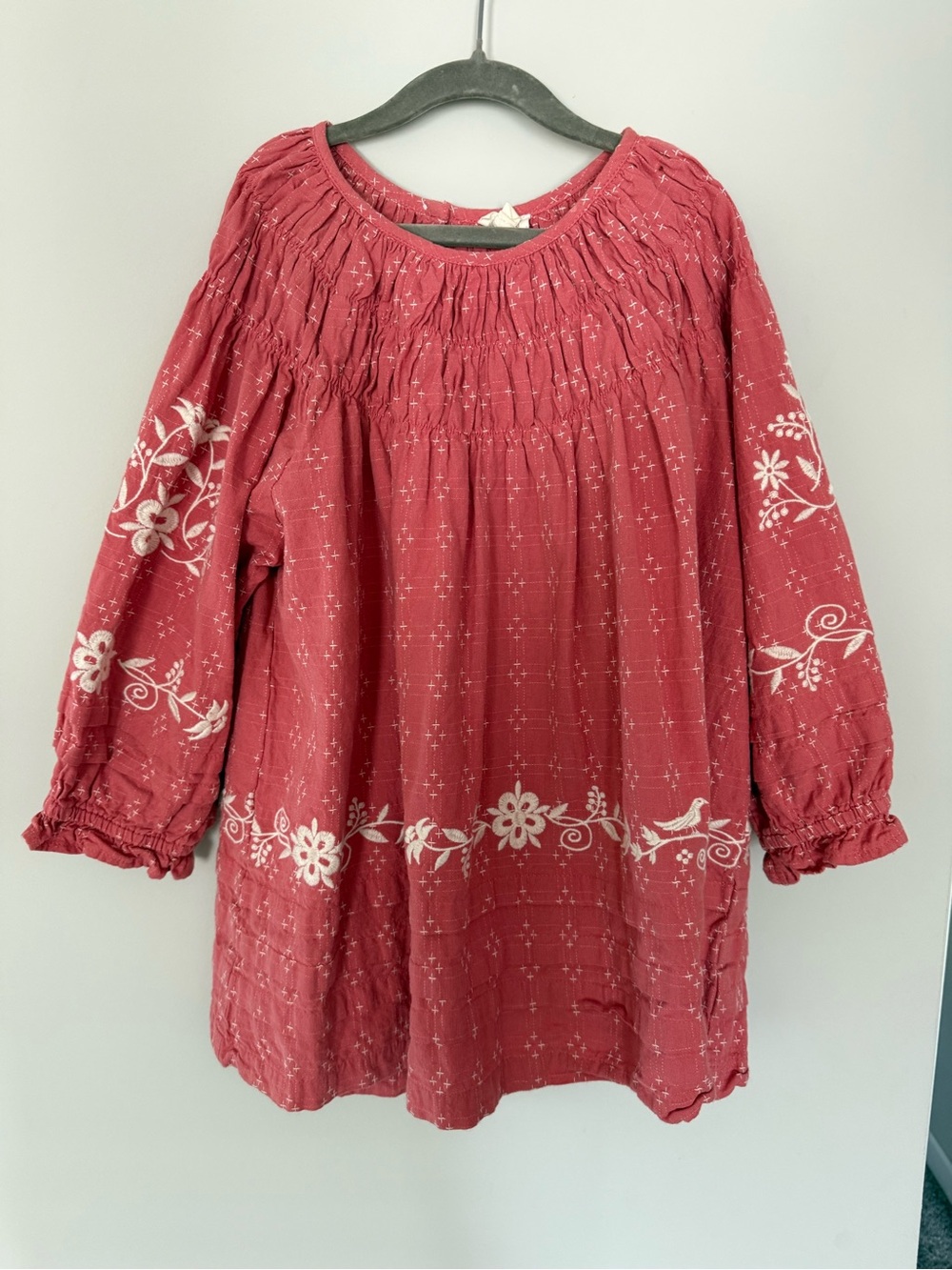 Lali Embroidered Long-Sleeve Dress